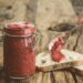 Confiture crue aux fraises et graines de chia